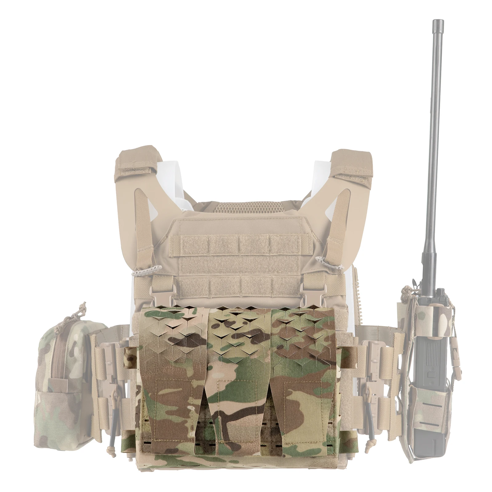PTG Tactico Gear Tactical Accessories MK5 Fight Chassis Panel 5.56 Magazine Placard Pouch