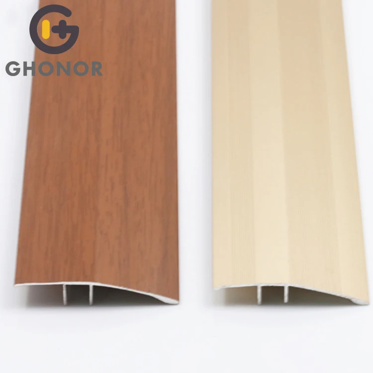 Ramp Wood Grain Aluminium Trim Flooring Metal Building Material Sample Free TAP & GO