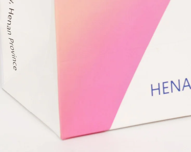 Wholesale Promotional Custom Full Printing UV Paper Bag For Shopping,Custom flat bottom kraft paper bag --DH2190