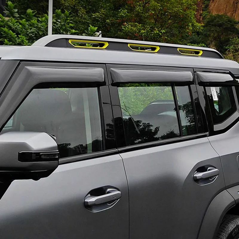 car Exterior parts 4pcs Weather shields wind deflectors for jetour t2