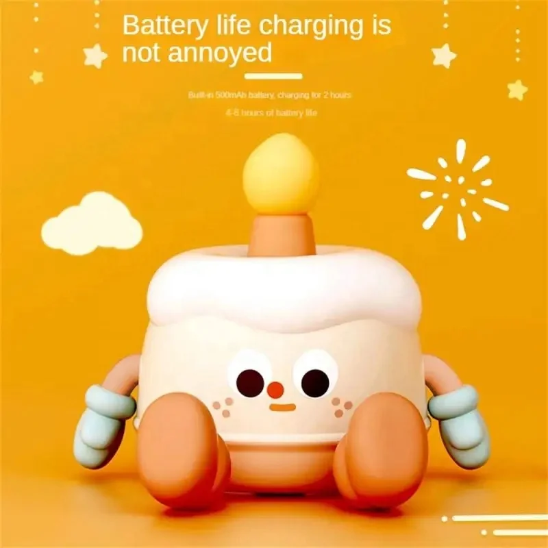 Wholesale Birthday Cake Night Light for Kids LED USB Charging Night Lamp for Home Bed Living Room Decor