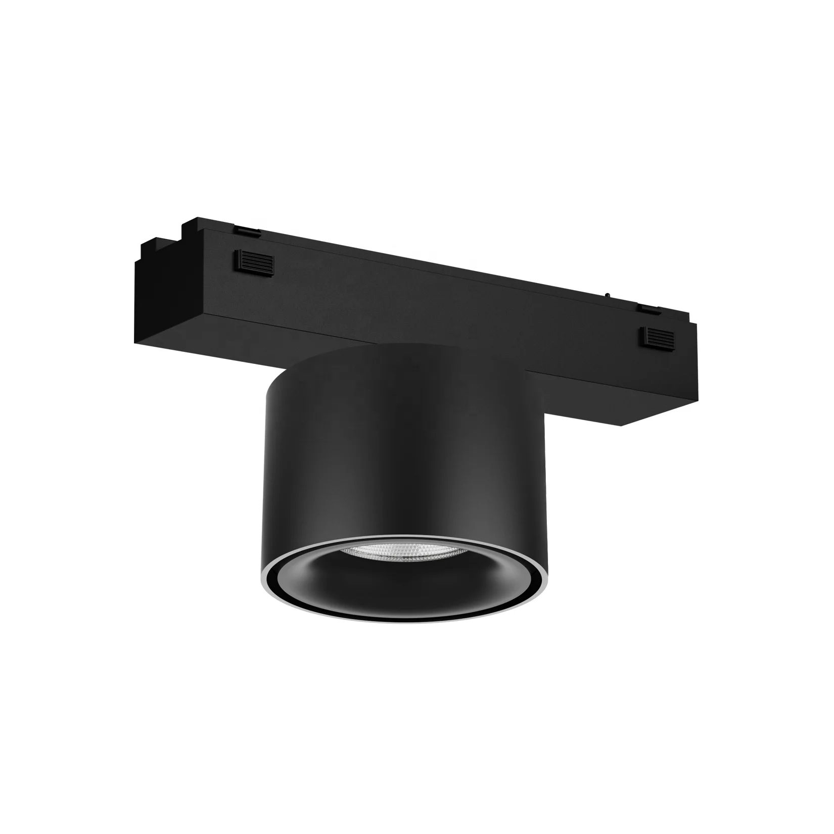 Super thin magnetic track surface mounted track light spot light adjustable beam angel 355 rotatable 3CCT store decoration light