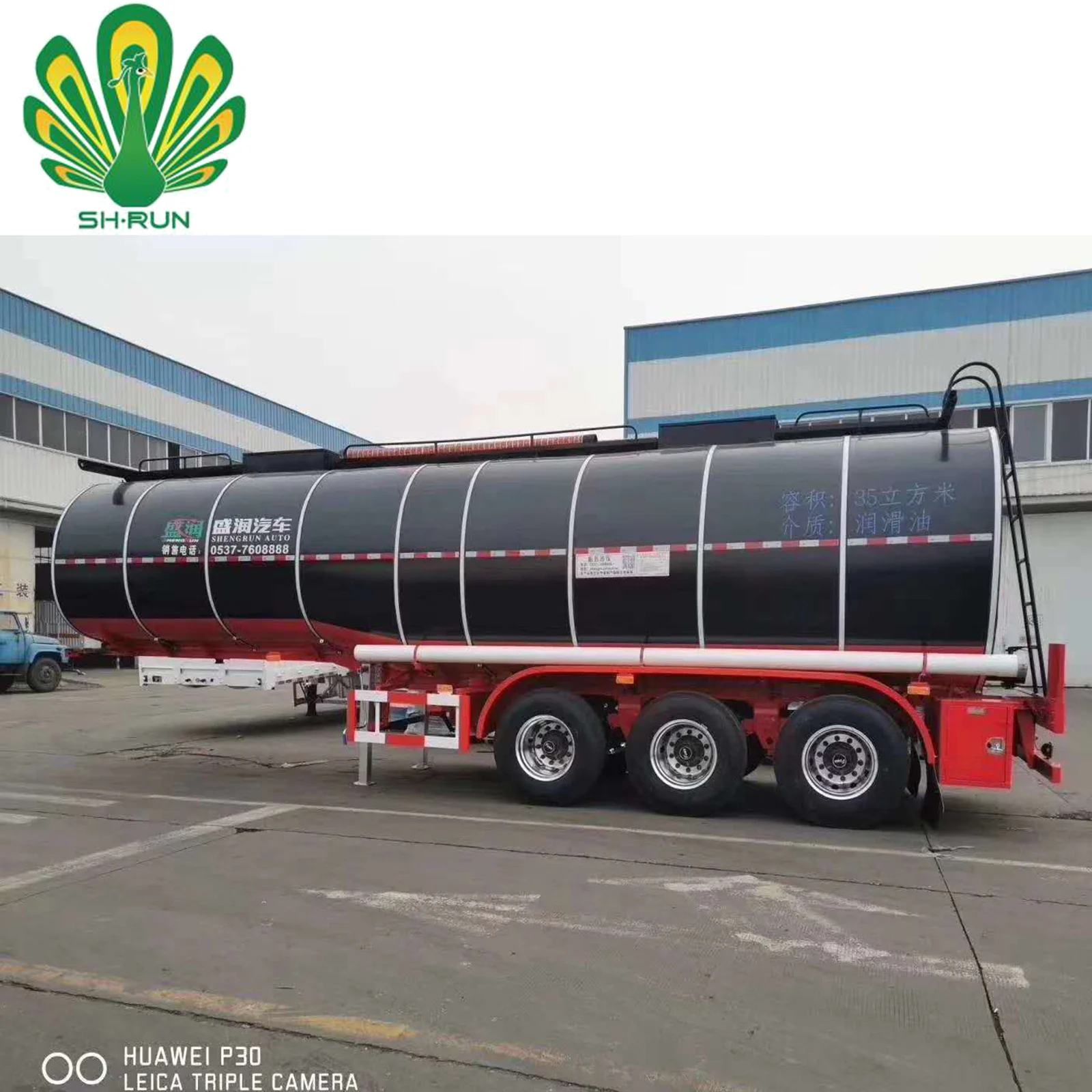 Китай (материк) top10 фабричная низкая цена, 3 оси нагрева битумная цистерна навального цемента танкер