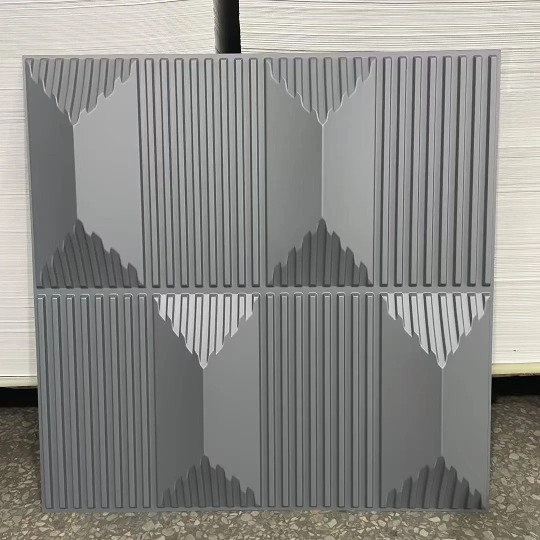 Горячая распродажа 50*50 см Новая ПВХ стеновая панель 3d для внутренних декоративных стеновых панелей