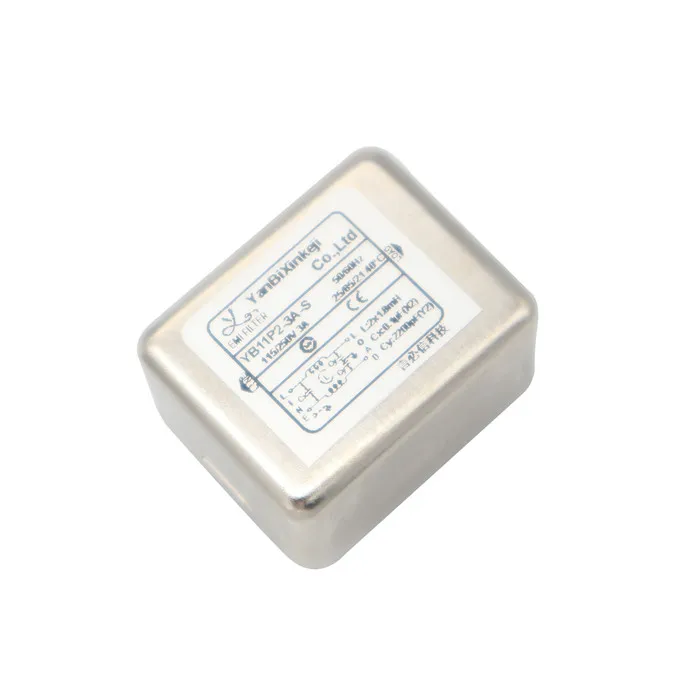Factory OEM/ODM Metal Shell PCB Filter 1A~6.5A Low Pass Single Phase Filter AC EMI Filter