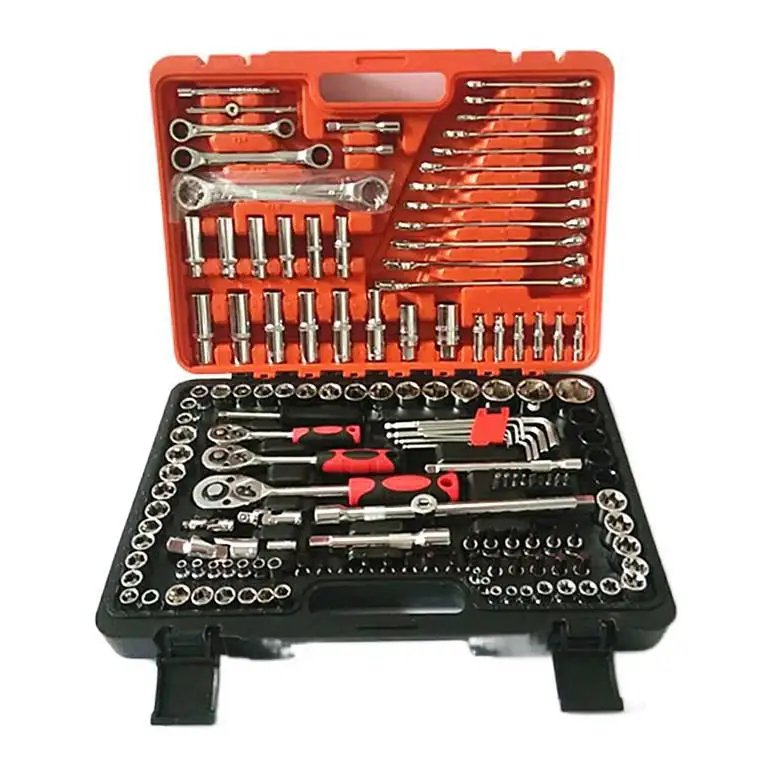 150pcs A1 Model Auto Protection Machinery Maintenance Socket Wrench Combination Suit Includes Hard Case Supported by OEM