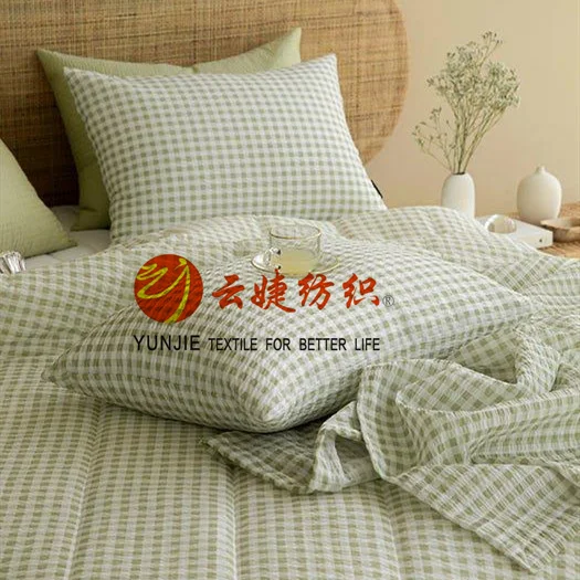 Винтажный Мягкий клетчатый постельный комплект из микрофибры