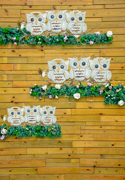 Бесплатный образец, металлическое ремесло ручной работы, животное, Сова, настенный Декор для дома и сада