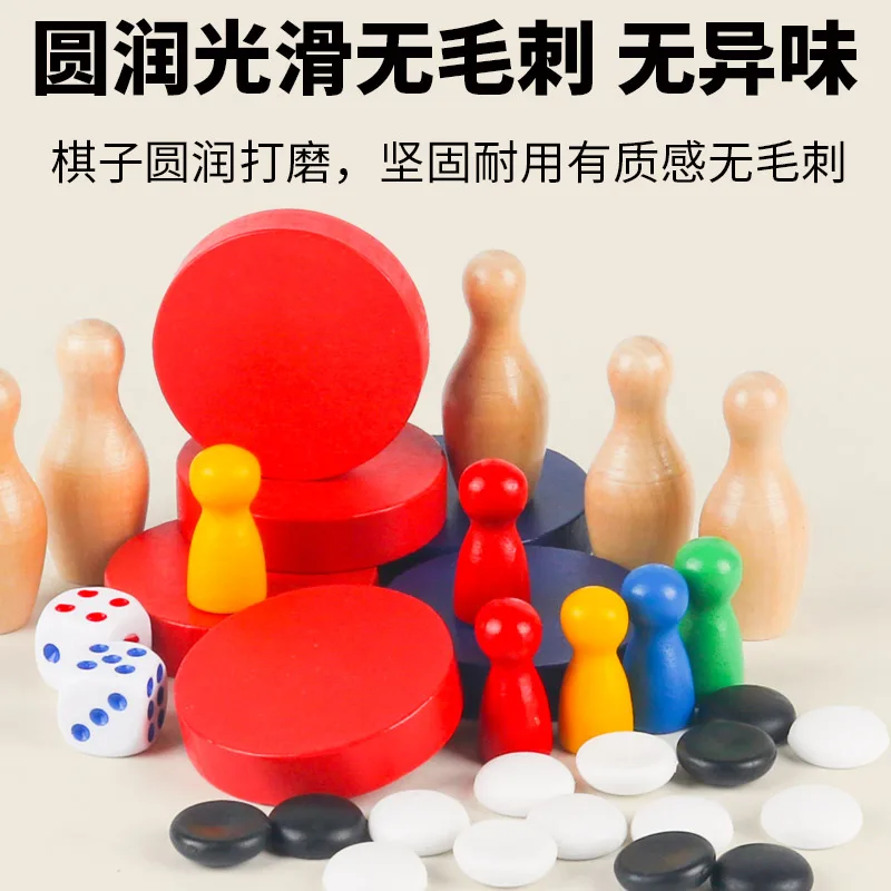 Multi-function Chess Puzzle Two-player Battle Board Game Montessori Toy
