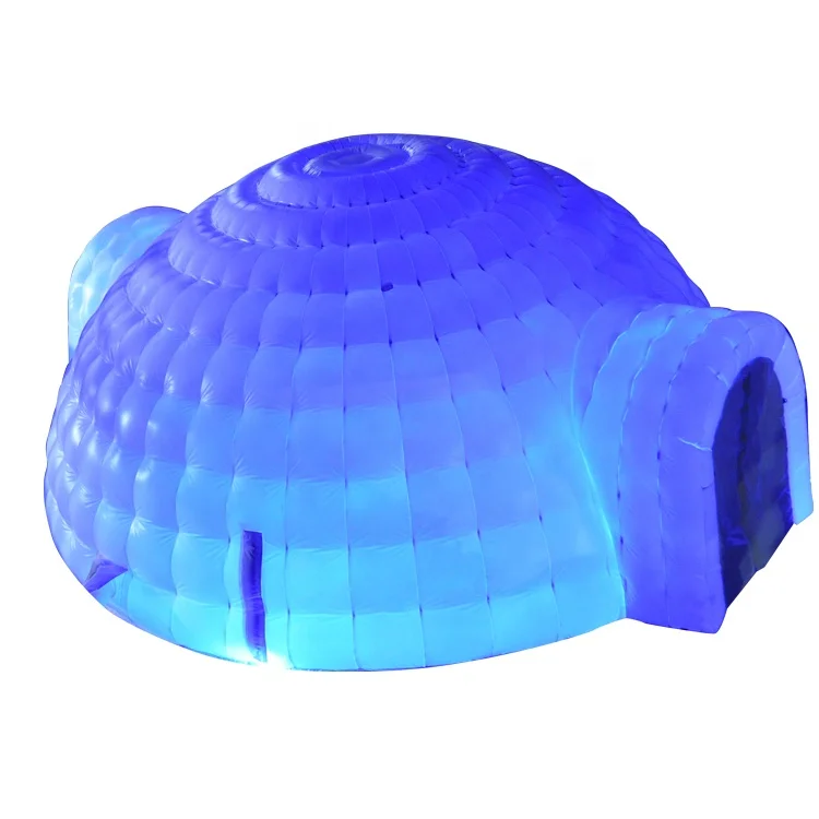 NFPA устойчивость к пламени постоянно надувная вечерняя палатка Igloo 20 'x