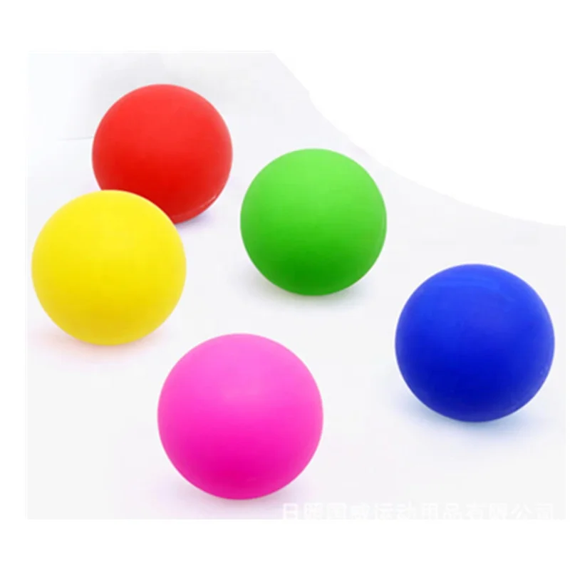 silicone round balls custom logo silk printing Silicone engrave message lacrosse balls