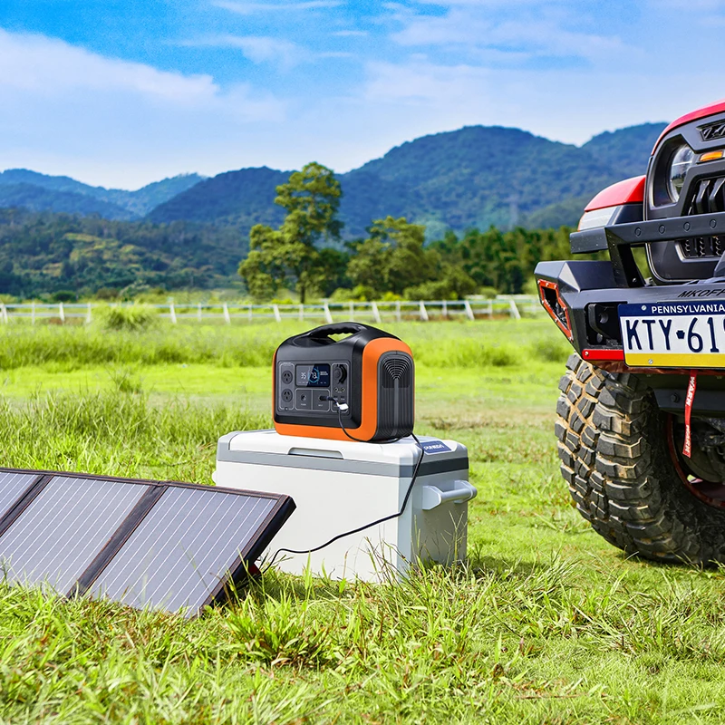 AU No gasoline No noise Campers RVs LiFePO4 lithium generator Portable 1100W 230V Australia Solar Generator