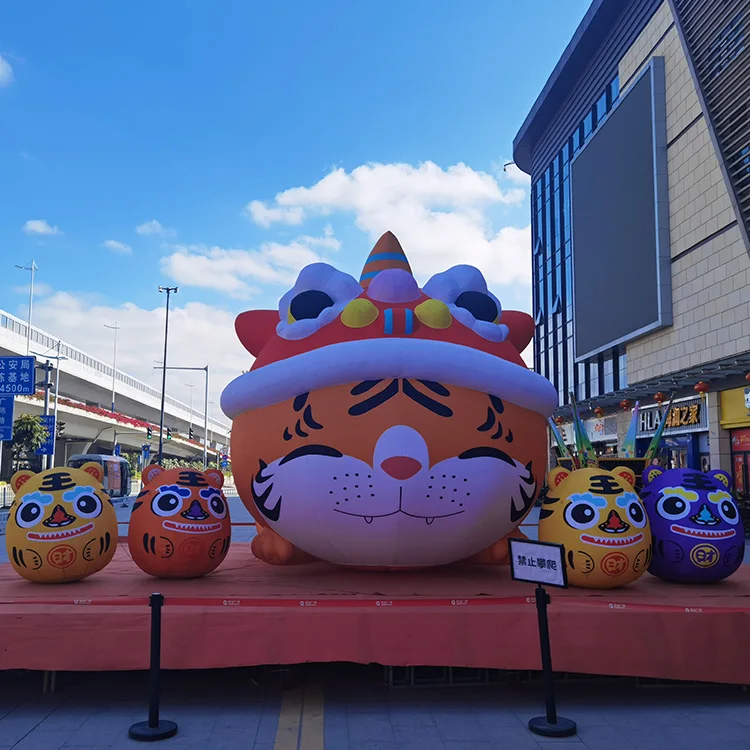 New Design Customized animals giant dog inflatable cartoon character toy