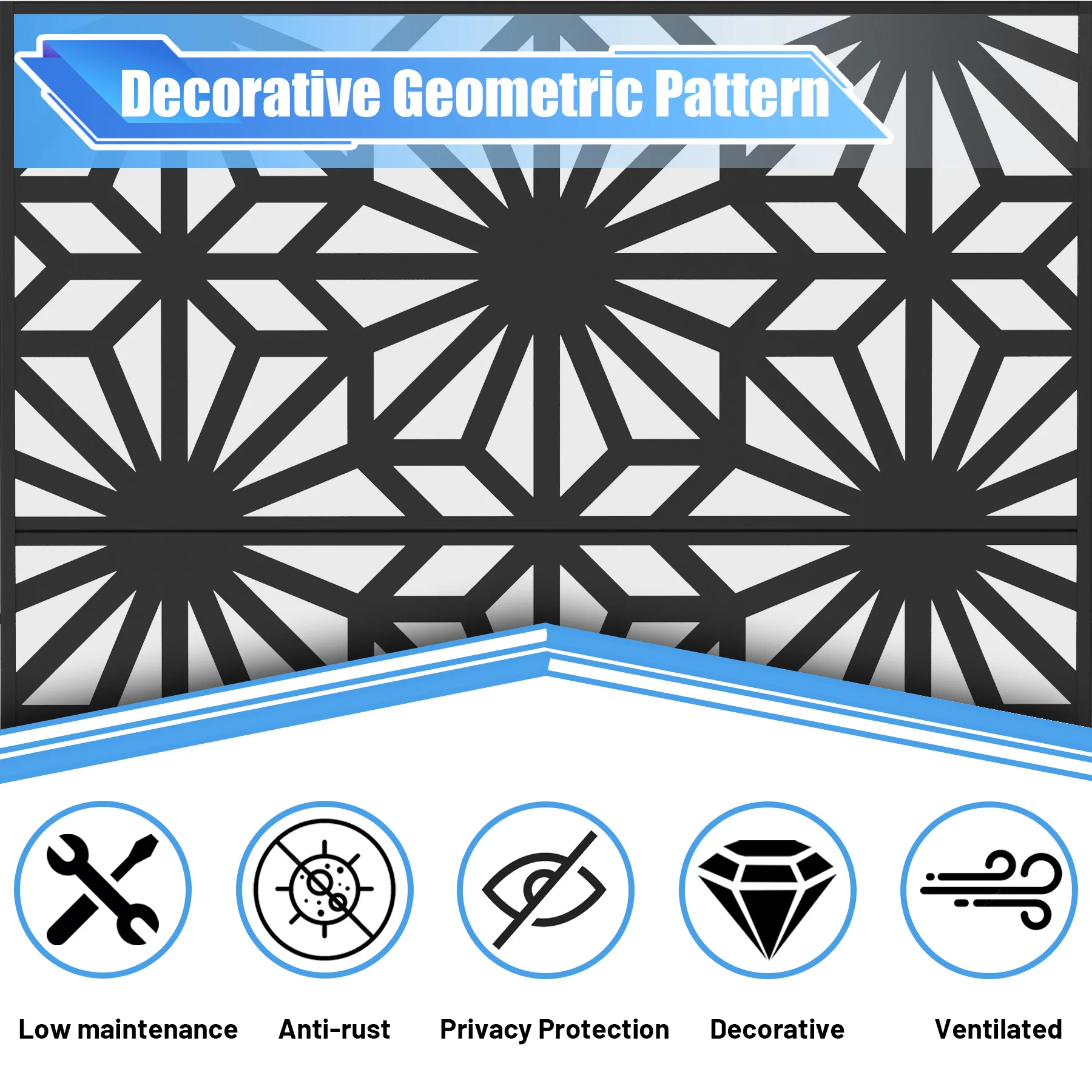 Durable Weather-Resistant Gardens Patios Offering Stylish Solution Creating Private Outdoor Spaces Privacy Screen