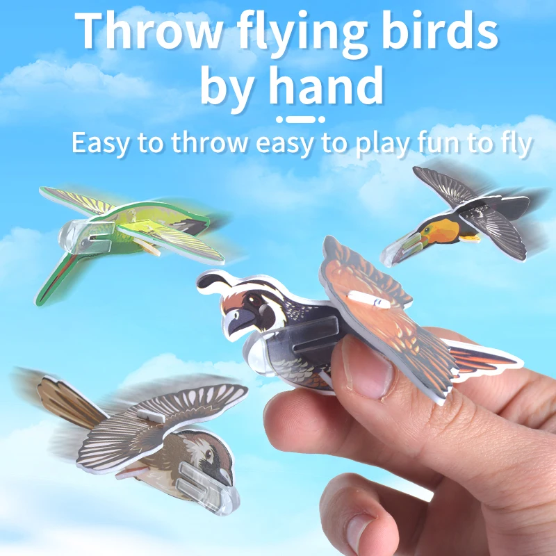 QS Hot Selling Kid Mini EVA Plane Model Small Size Outdoor Flying Glider Game Inertial Hand Throw Airplane Toy For Children Gift