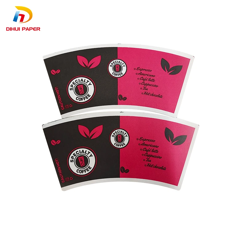 Manufacturer pe coated kraft white paper cup fan raw material price for raw paper paper cups