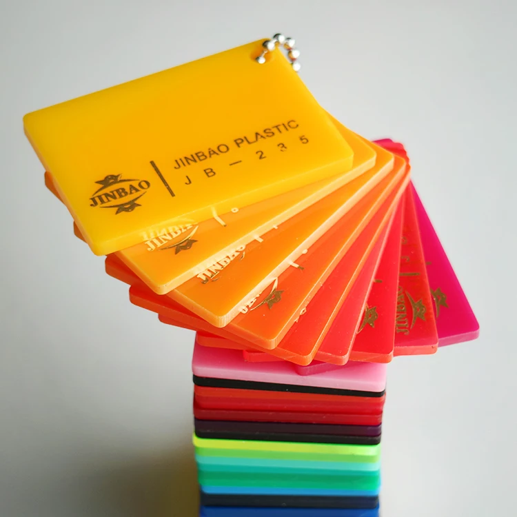 JINBAO custom round 1.3mm rose red moulding opalescent alabaster modern 6m illuminated table clear acrylic