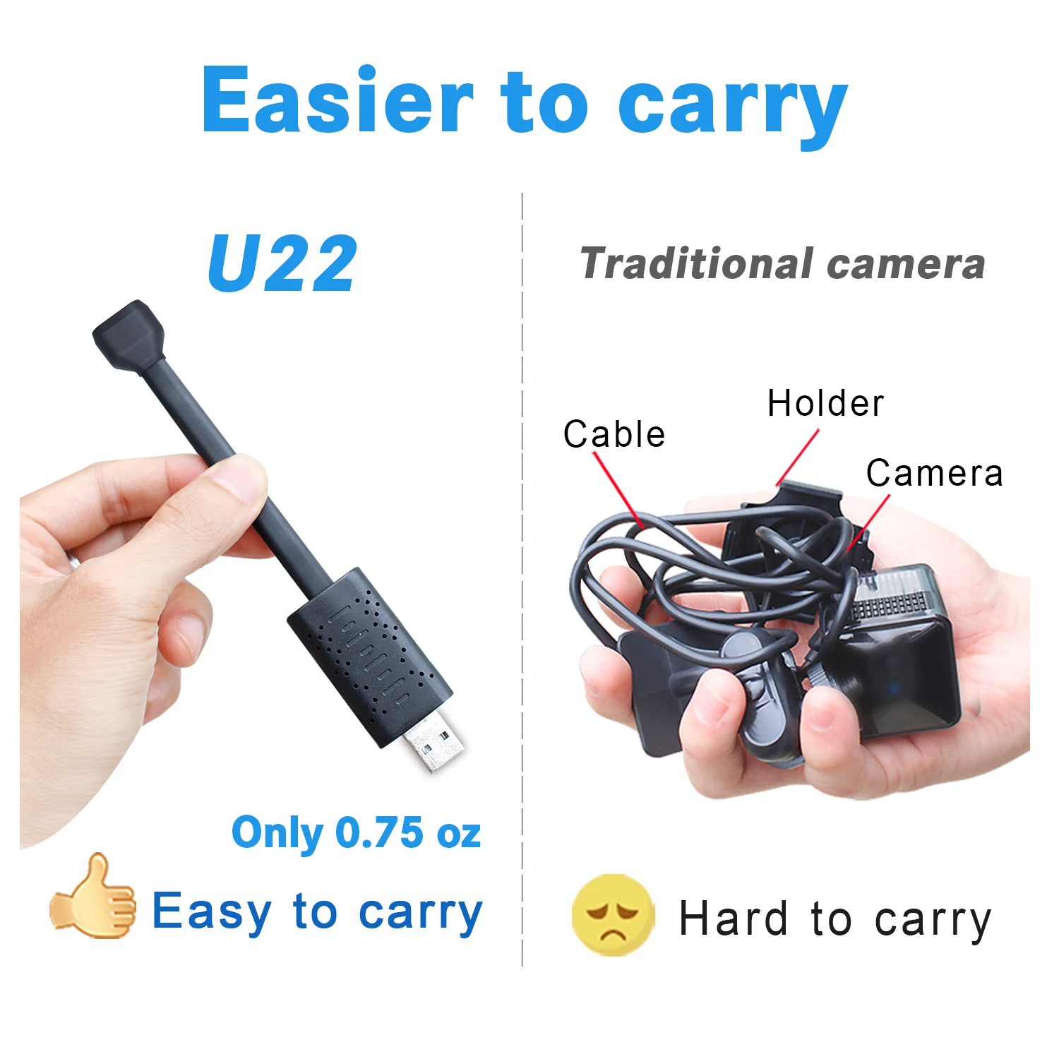U22 Mini 1080P Wi-Fi USB камера ночного видения видеорегистратор Цифровой микро Датчик движения Поддержка 128 Гб TF карты