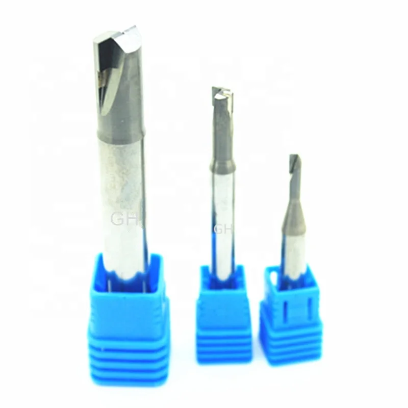 Высококачественная Алмазная фрезерная фреза для фрезерного станка, Концевая фреза для акрилового алюминиевого графита