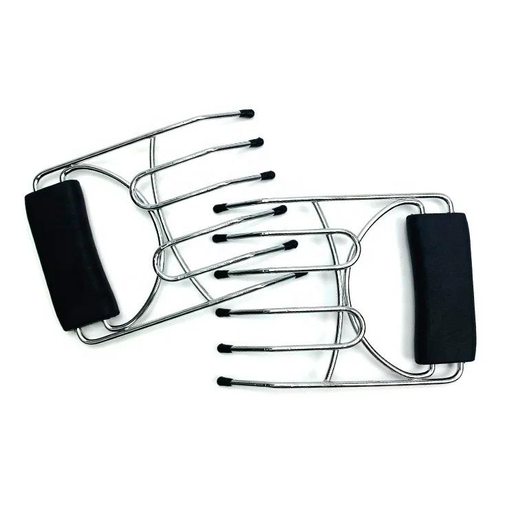 Stainless Steel BBQ Meat Shredder Claw Pulled Pork Shredder Claws with TPR Handle 1sets