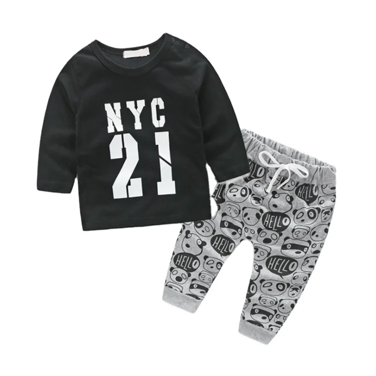 Новый дизайн, спортивные костюмы с надписью на заказ, рубашка и Камуфляжный костюм для бега, повседневные комплекты детской одежды из 2 предметов для маленьких мальчиков