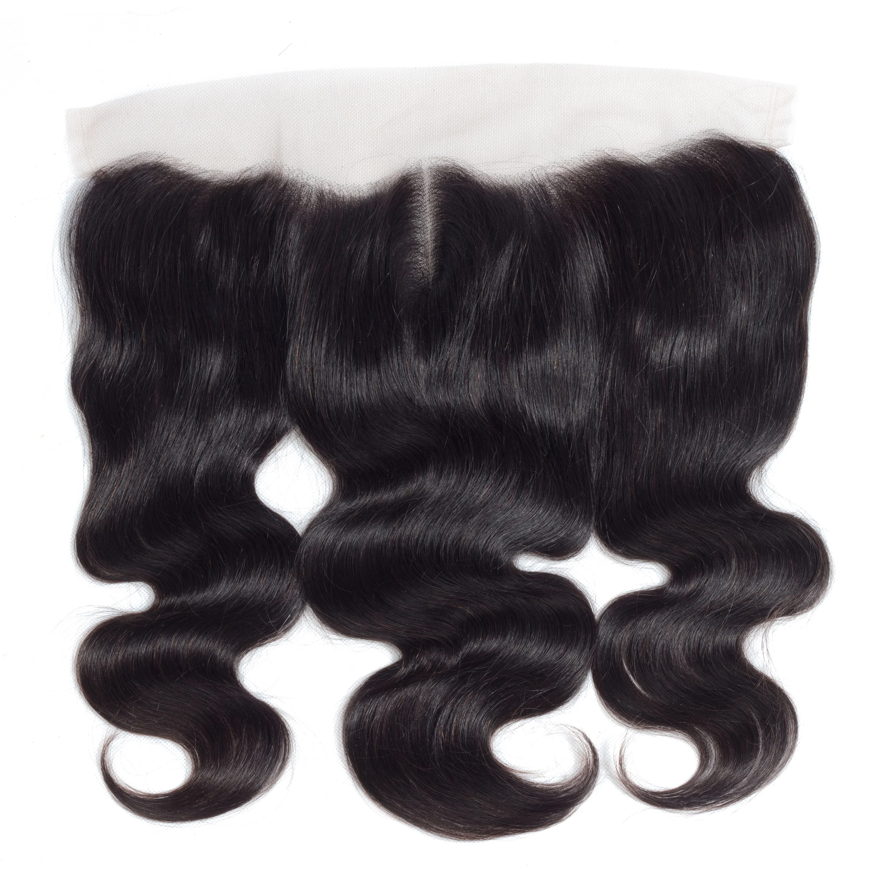 Cheap Body Wave High Quality Brazilian Natural Virgin Remy Human Hair Lace Frontal Closure Transparent Lace Closure Frontal