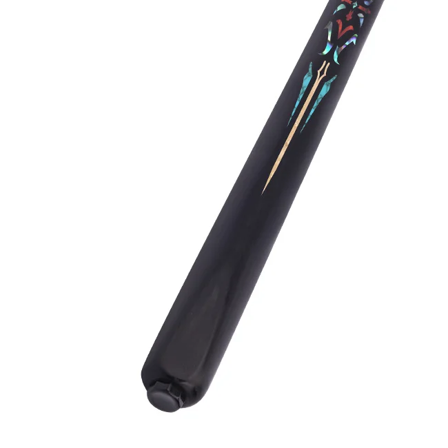 SK-074 High Quality Pool Stick White Wax Wood with Technological Wood Butt Sleeve Brass Joint 10mm Tip Snooker Sticks