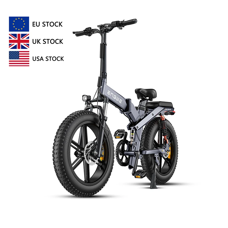 ENGWE X20 EU warehouse 750w 20*4inch fat tires Triple Suspension Foldable E-bike 50KM x20 pro engwe bike