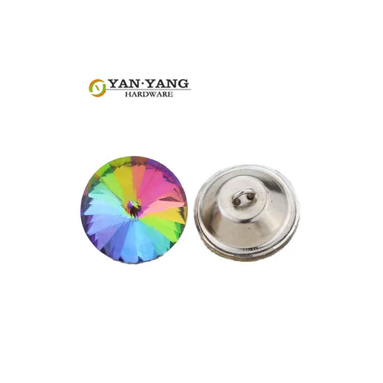 YANYANG Modern 20# Button Top Quality Upholstery Glass Buttons For Sofa
