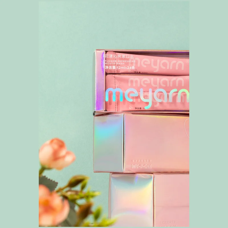 MEYARN Travel size Flower Refreshing Mouth Wash 12ml*24pcs