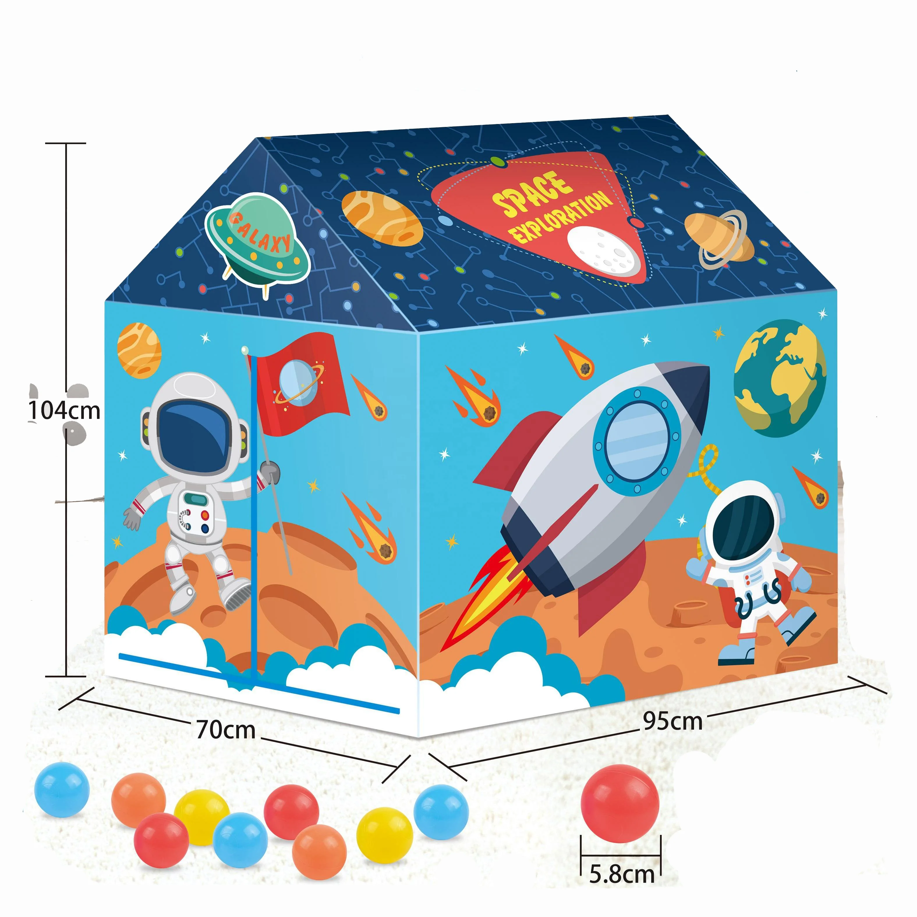 Jimei eco-friendly play house toy tents boys female tent baby toys ball pool for children kids  playhouse toy tent for outdoor