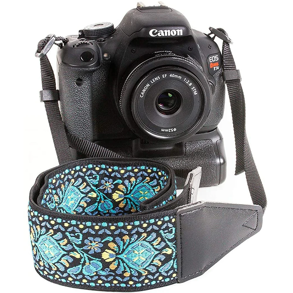 Наплечный ремень для камеры прочный ремешок в этническом стиле SLR DSLR Nikon Canon