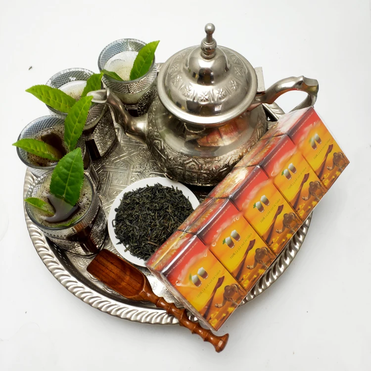 China chunmee green tea 41022 gazelle quality 25g packing to guinea