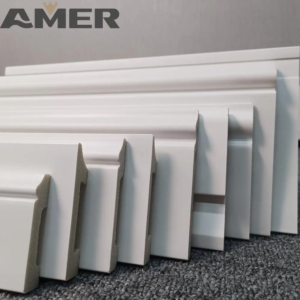 AMER High quality wholesale Manufacturers produce amer ps foam skirting pvc ps board spa line