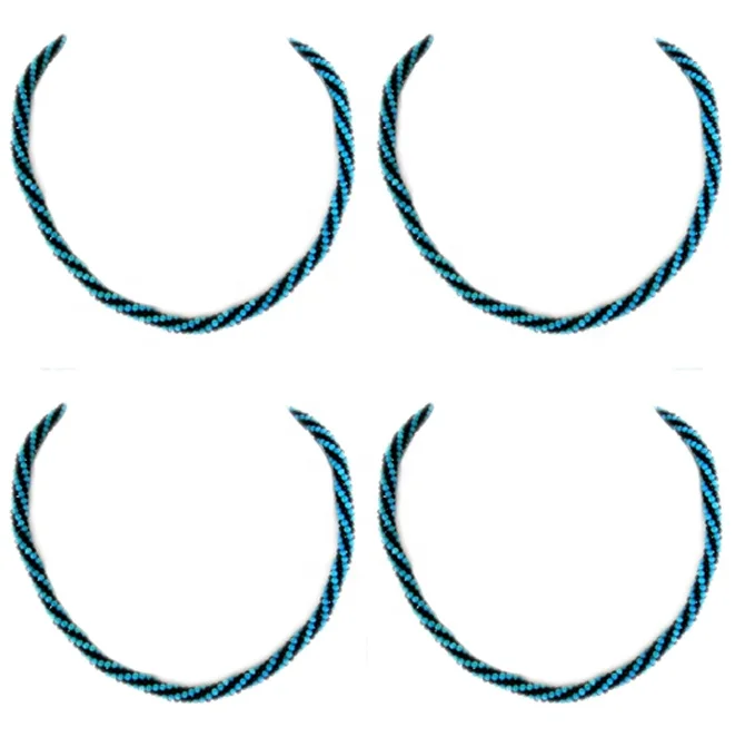 Jewelry peace sign turquoise beads necklace