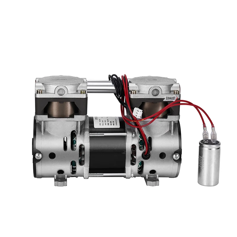 oil less vacuum pump laboratory  220v motor mini medical equipment electric piston air vacuum pump  for Sputum suction