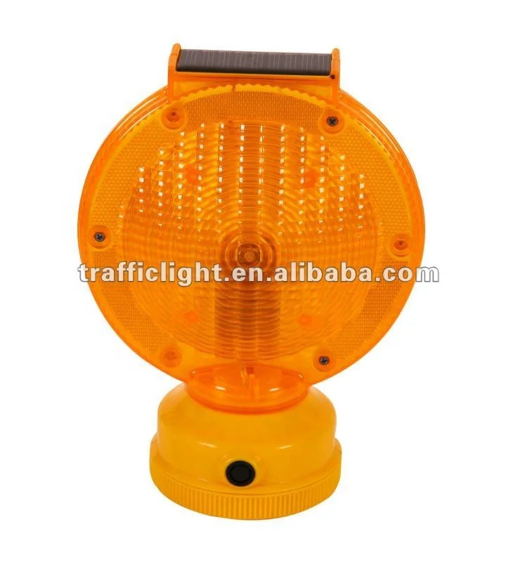 LED Solar Rain-proof Traffic Safety Road Barricade Warning Light