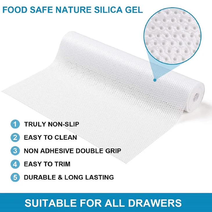 New arrival customized size anti-slip mat mult-functional Silicone anti slip mat mesh Warm drawer anti slip mat