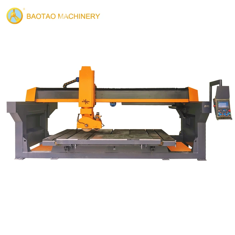 BT3200 multifunctional 5-axis cnc router Infrared  Bridge Saw Granite Marble Stone Cutting Machine with milling