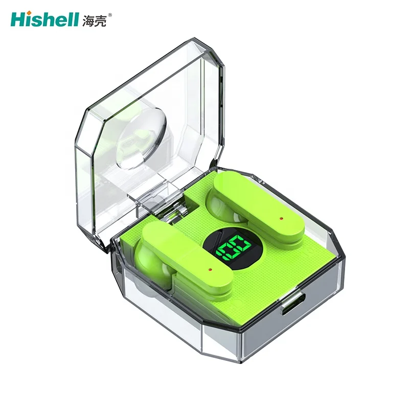 5.3 Wireless Chip set Ergonomic Designed Earbuds Long Playing Time Sport Wireless Earphone