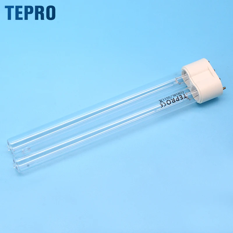 CUH18L/2G11 H Shape 7w 9w 11w 13w 18w 24w Quartz Glass Uvc Ultraviolet Lights Durable Uv Germicidal Lamp For Air Purification