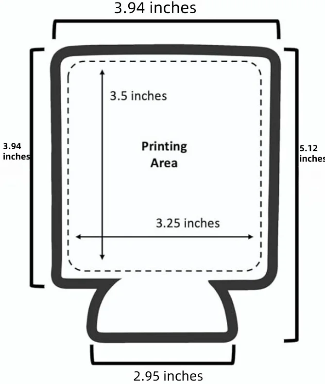 OEM Can Cooler Coolies Sleeves Blank Poly Foam - Collapsible DIY Customizable 12oz Cold Beer Soda Insulator for Parties Weddings