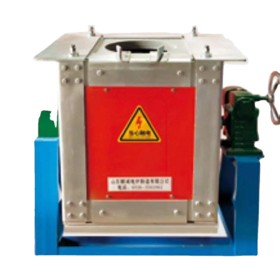 Medium frequency fast melting casting furnace, small metal melting furnace
