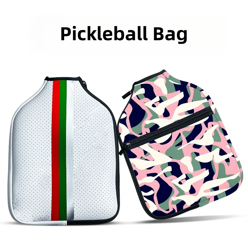 Pickleball Paddle Cover Protect Your Pickleball Paddle With Our Durable And Padded Cover - Zipper Closure And Canvas Material