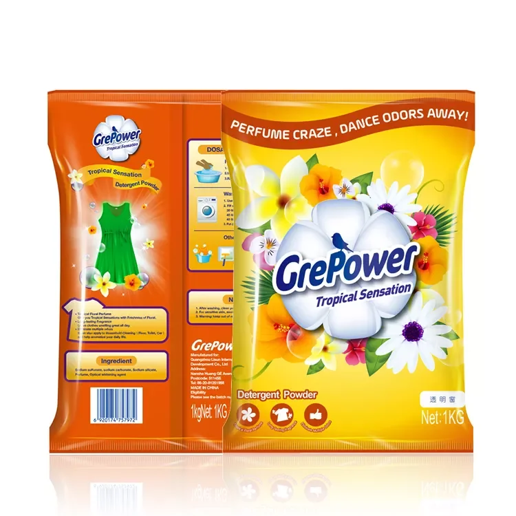 Chinese Supplier Washing Powder Laundry Soap Big Package With 15% Active Matter