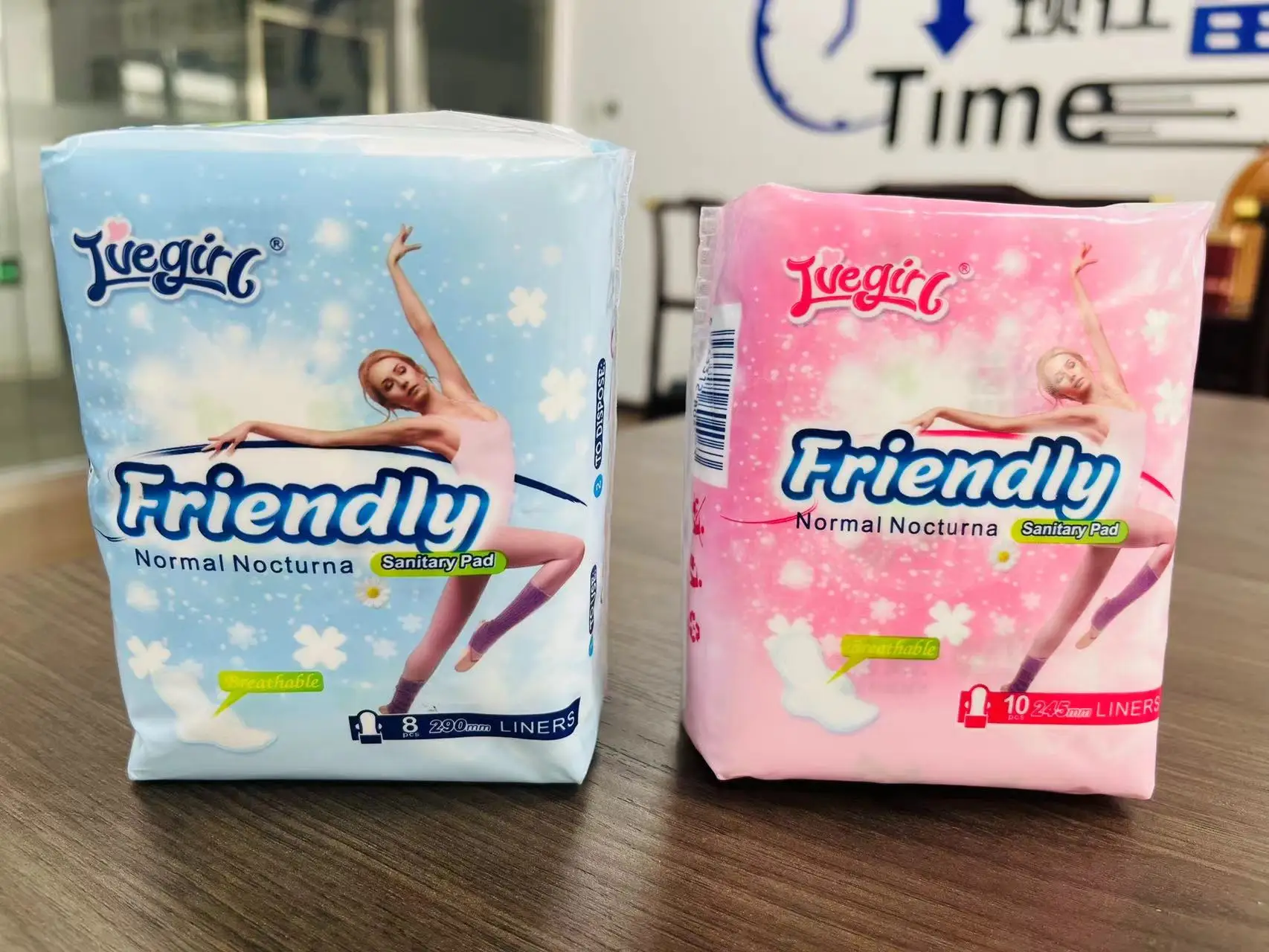 Korea Packing OEM Sanitary Napkins for Woman Anion Sanitary Pads Factory Price