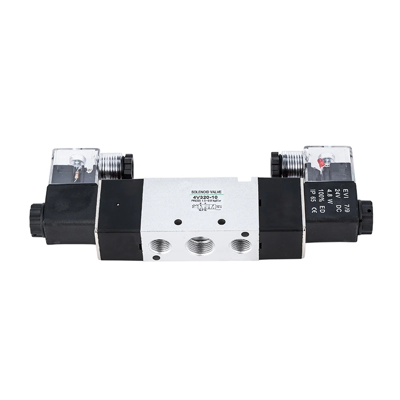 Hot selling products AIRTAC 4V Series 4V320-08 4V320-10 5 Port 2 Way Double Coil Pneumatic Solenoid Valve