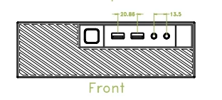 Oem Odm Industrial Box Computer Mini Pc win11 Small Size Hd Fanless With Performance Industrial Micro computer