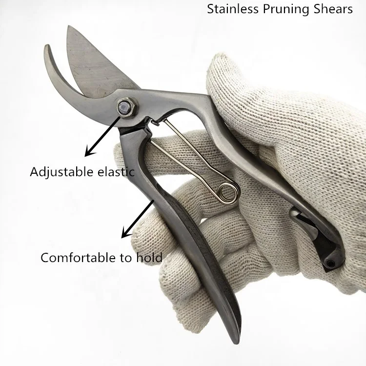 high quality stainless steel  forged pruner shears