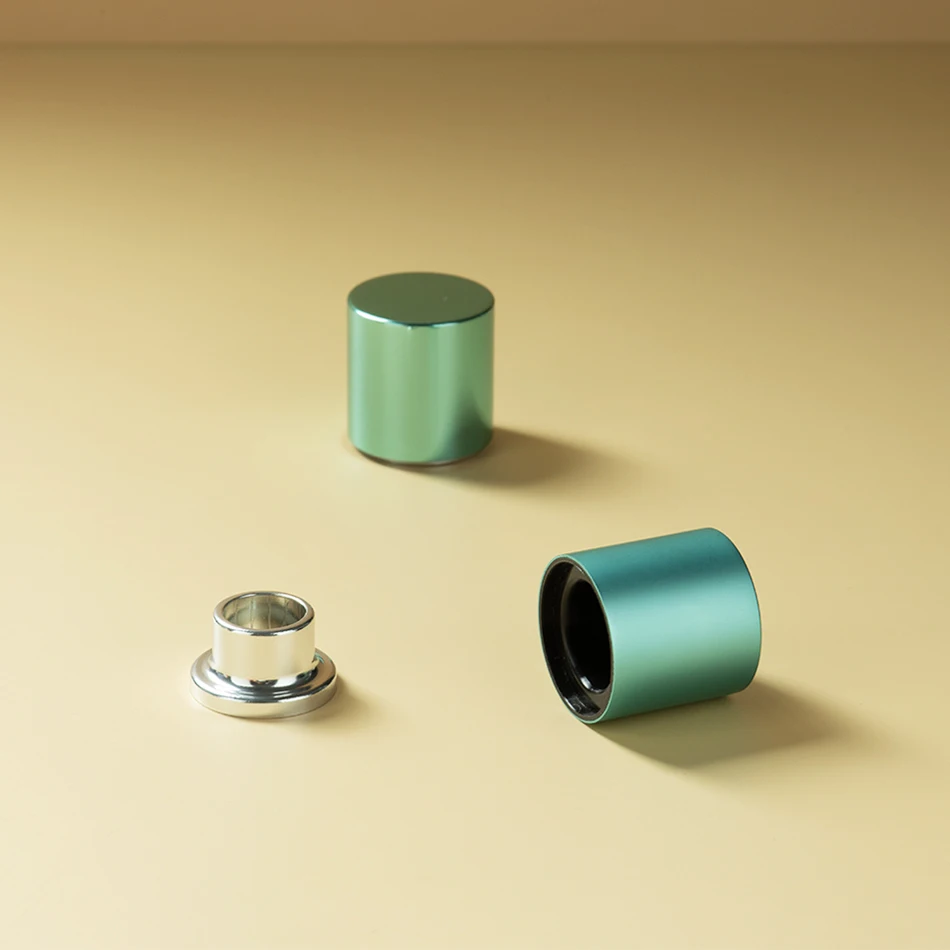 Luxury Zamac Perfume Bottle Cover Lid 15mm Gold Metal Zinc Alloy Perfume Bottle Magnetic Cap custom Logo